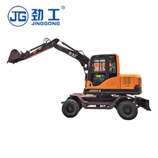 Jing Gong 85S hydraulic wheel excavator
