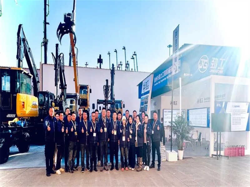 Bauma CHINA 2024 ม่านนิทรรศการ Call สไตล์นิทรรศการเครื่องจักร JINGGONG ตอนจบที่สมบูรณ์แบบ